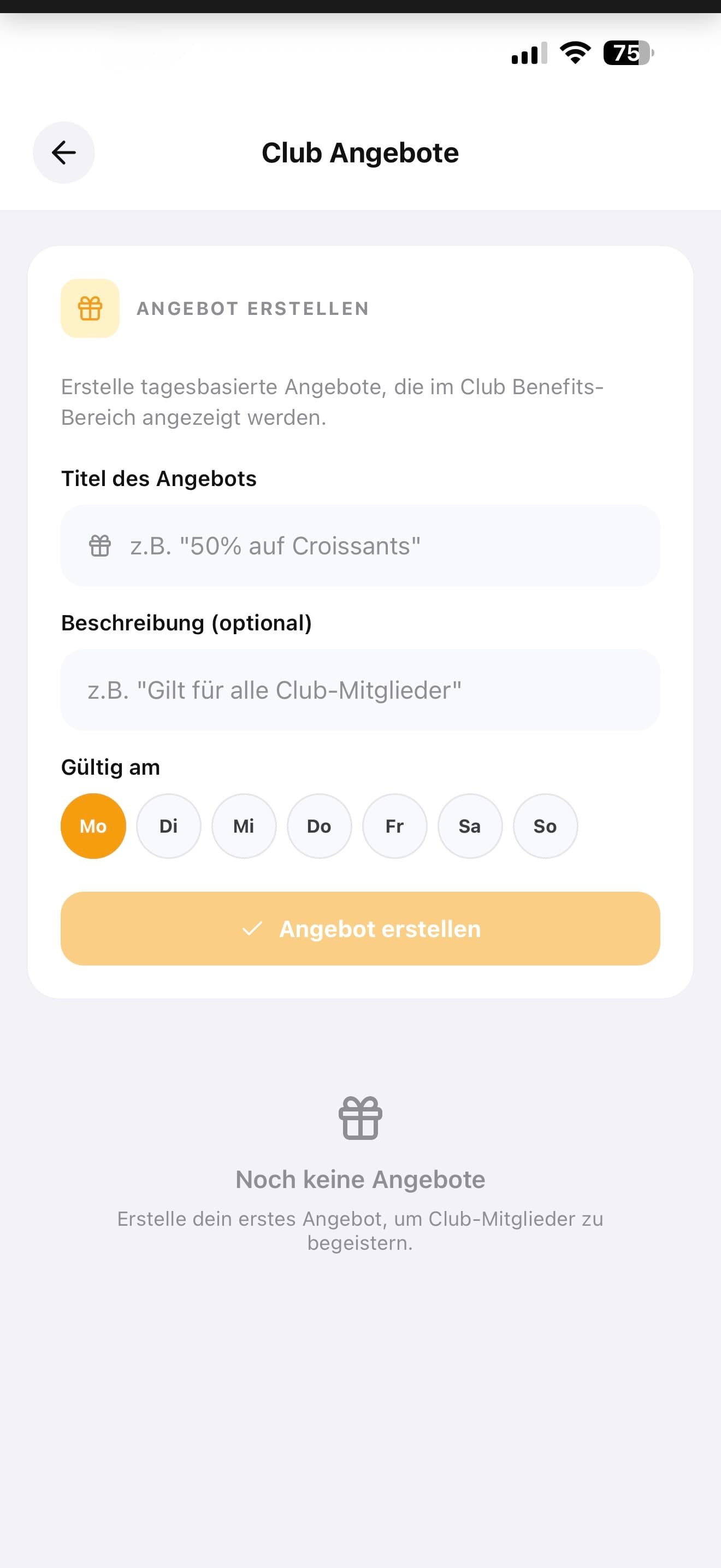 Fyllup Partner — Club-Angebote